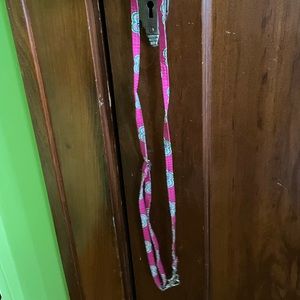 long pink vera bradley strap